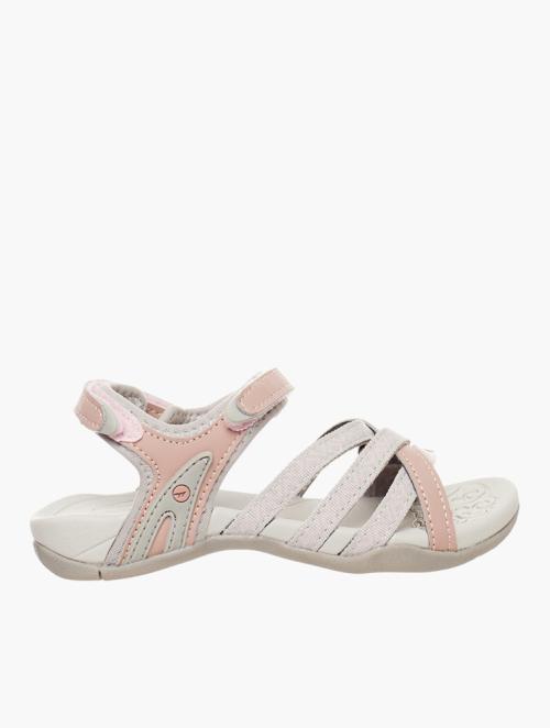 Hi Tec Junior Pink & Grey Savanna Sandals