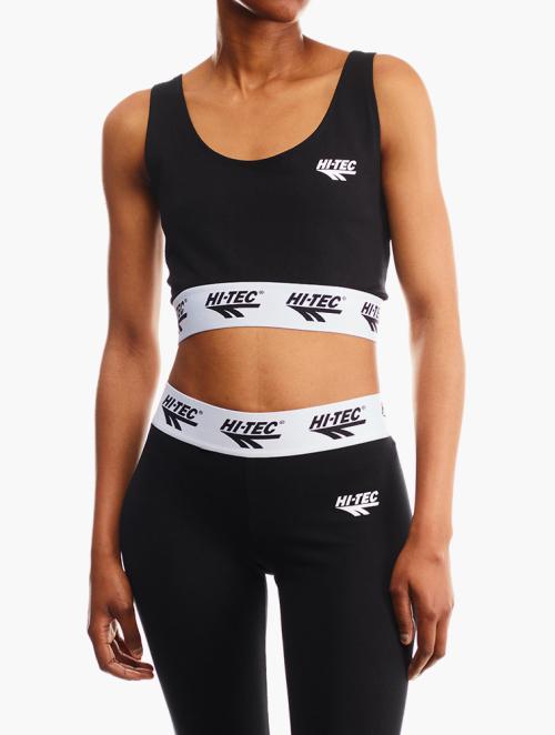 Hi Tec Black Retro Crop Top