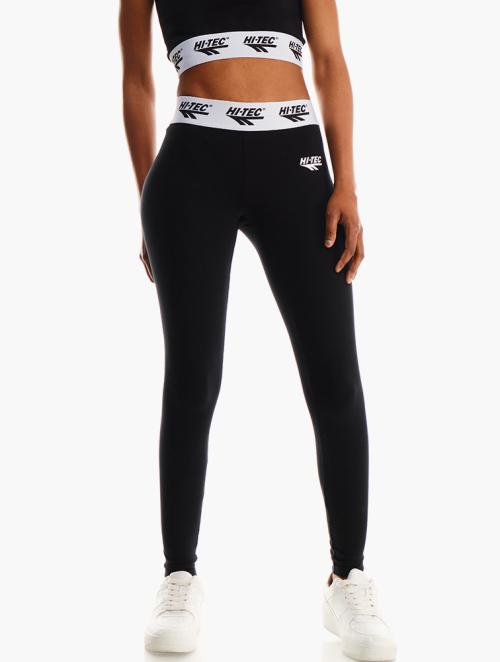 Hi Tec Black Logo Waistband Leggings