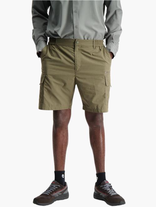 Hi Tec Black & Olive Utility Cargo Shorts