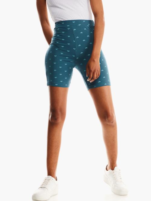 Hi Tec Teal Heritage Biker Shorts