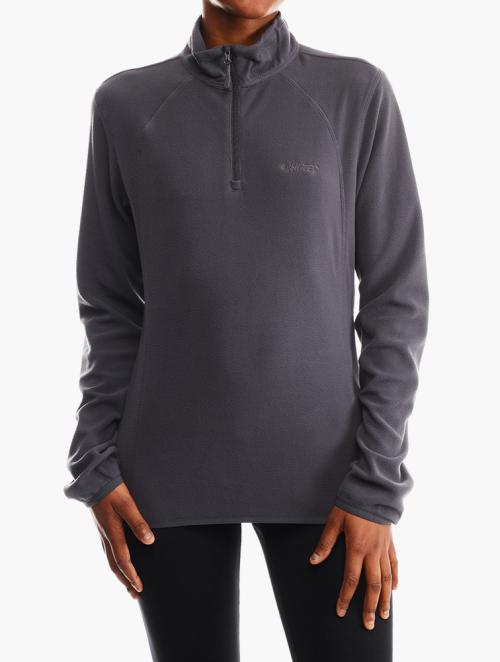 Hi Tec Grey Classic Quater-Zip Sweatshirt