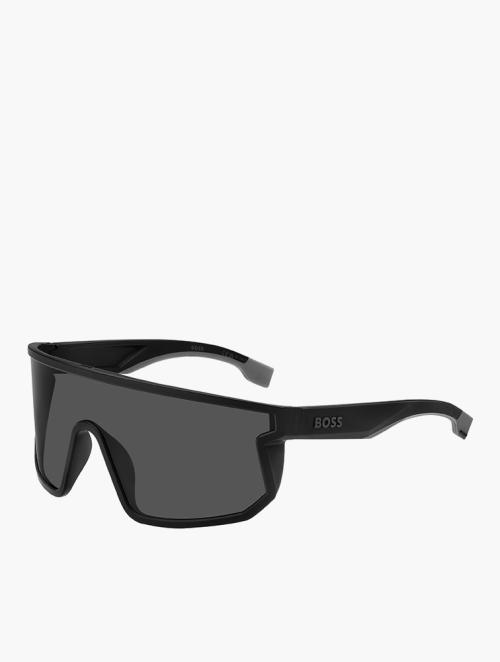 Hugo Boss Grey & Matte Black Mask Sunglasses