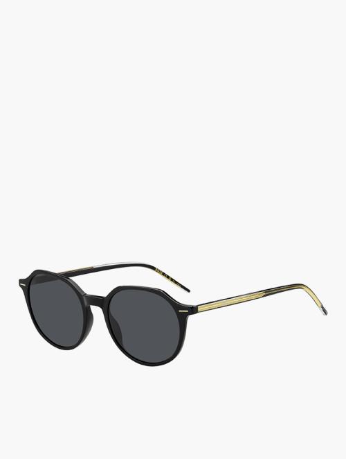 Hugo Boss Black Crystal Round Geometrical Sunglasses