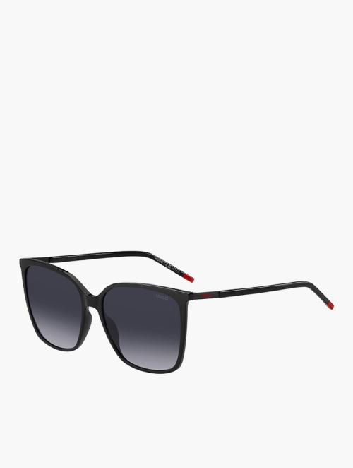 Hugo Dark Grey & Black Square Sunglasses
