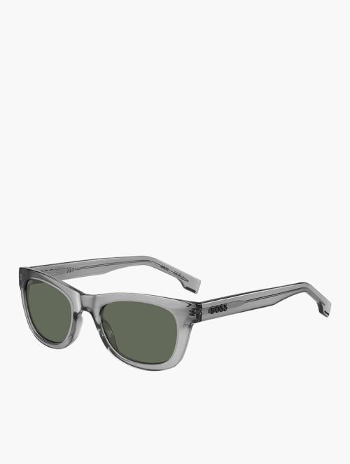 Hugo Boss Grey Rectangular Sunglasses