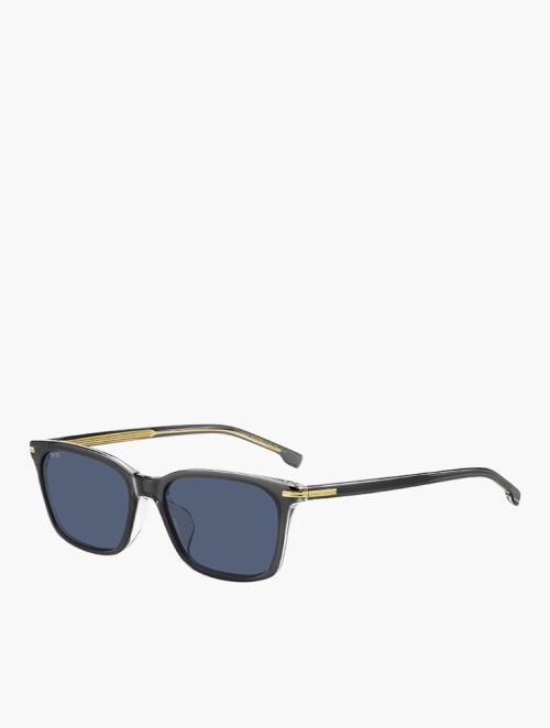 Hugo Boss Grey Rectangular Sunglasses