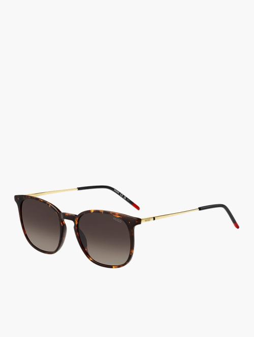 Hugo Havana Rectangular Sunglasses