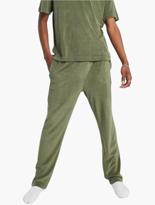 Hugo Boss Khaki Terry Me Towelling Joggers