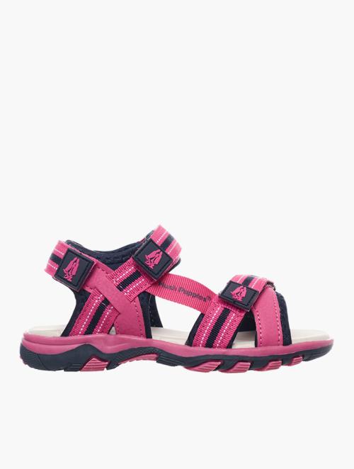 Hush Puppies Toddlers Fuschia & Navy PU Rafter Shoes