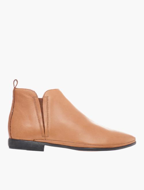 Hush Puppies Tan Coraline Ankle Boots