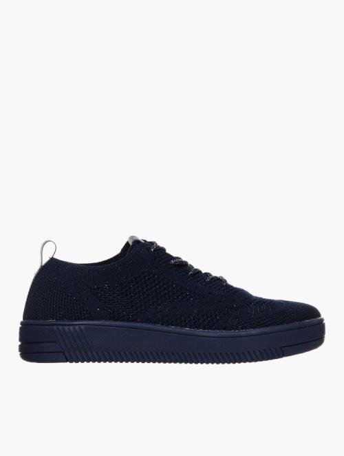 Hush Puppies Navy Madelyn Lace Up Casual Sneakers