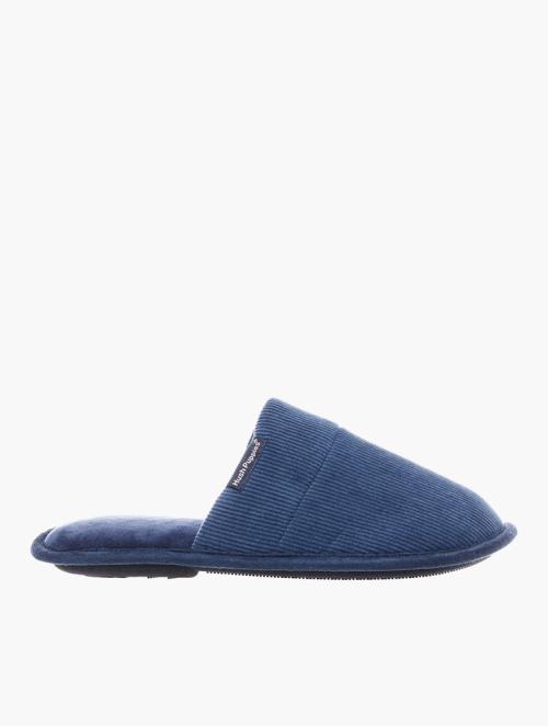 Hush Puppies Navy Solid Manuel Slippers
