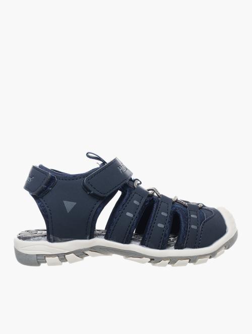 Hush Puppies Kids Navy & Grey Oliver Fisherman Sandals