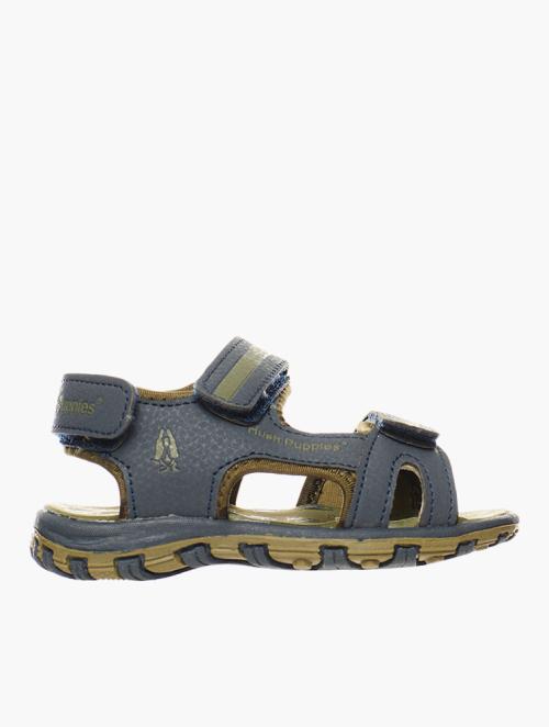 Hush Puppies Infants & Kids Navy & Olive PU Rafter Shoes