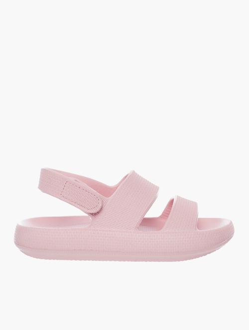 Hush Puppies Kids & Youths Pink Sammy Slingback Velcro Sandals