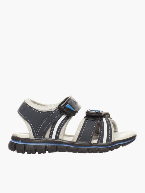 Hush Puppies Infants & Kids Navy & Grey PU Qtr Strap Shoes