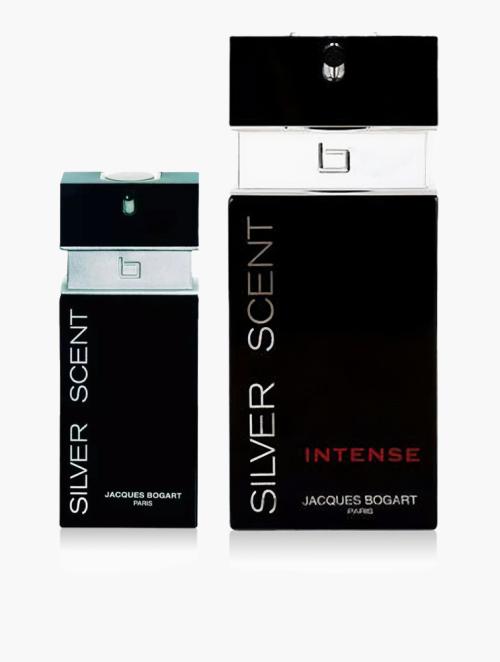 Jacques Bogart Silver Scent Intense 100ml Edt + Silver Scent 30ml Edt Pack Off