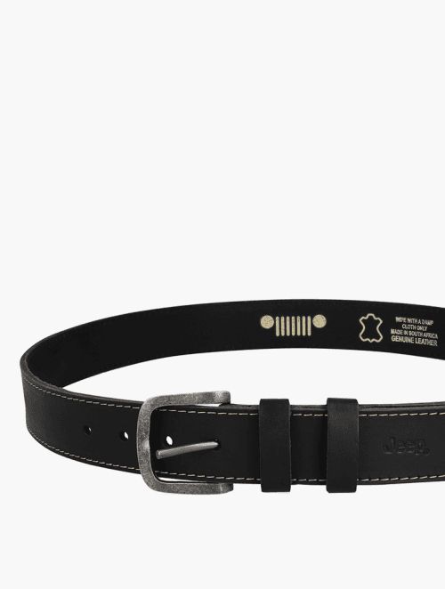 Jeep Black Stitch Belt