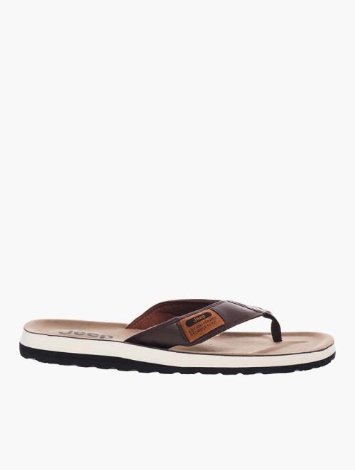 Jeep Brown Open Toe Sandals