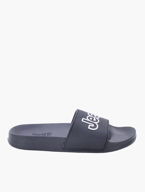 Jeep Black Logo Sunny Slides