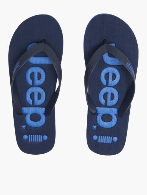 Jeep Navy Branded Flip Flops