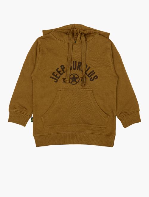 Jeep Kids Brown Long Sleeve Hoodie