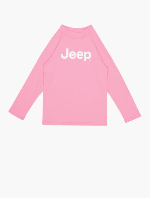 Jeep Girls Pink Long Sleeve Top