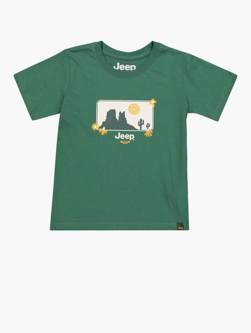 Jeep Kids Green Graphic Tee