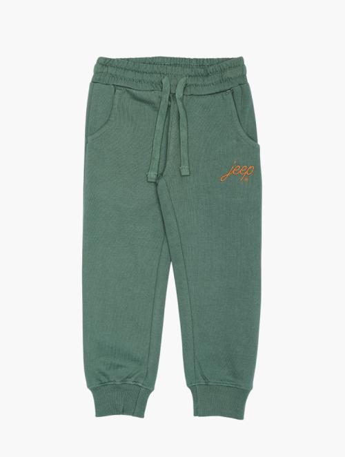 Jeep Girls Green Drawstring Joggers