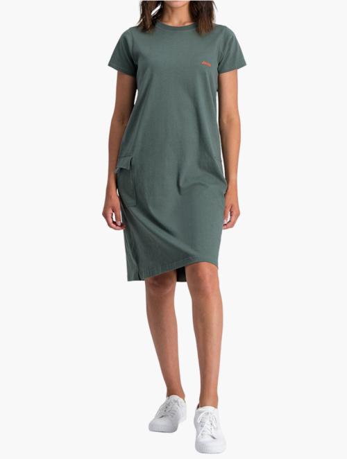 Jeep CITY LITE DRESS - FIG LEAF - GREEN-JEEP