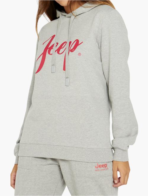 Jeep Grey Icon Pull Hoody Plus Size