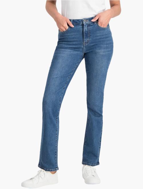 Jeep Mid Blue Straight Leg Jeans