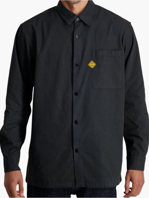 Jeep Black Button Up Jeep Long Sleeve Shacket