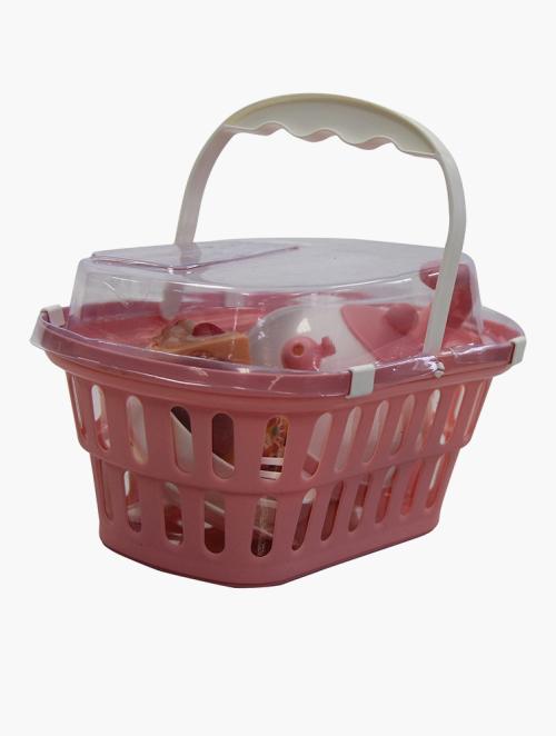 Jeronimo Pink Kitchen Basket Playset