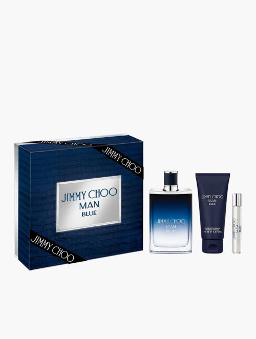 Jimmy Choo Man Blue Gift Set 100ml Edt+100ml Sg+7.5ml