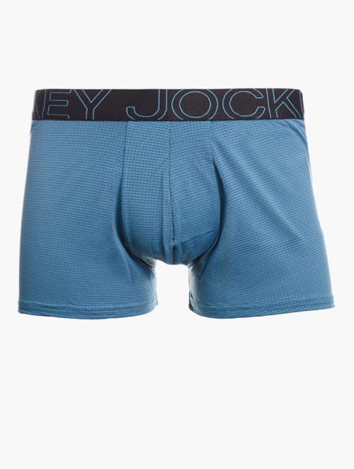 Jockey Elixir Blue Polyamide Stretch Pouch Trunks 1 Pack