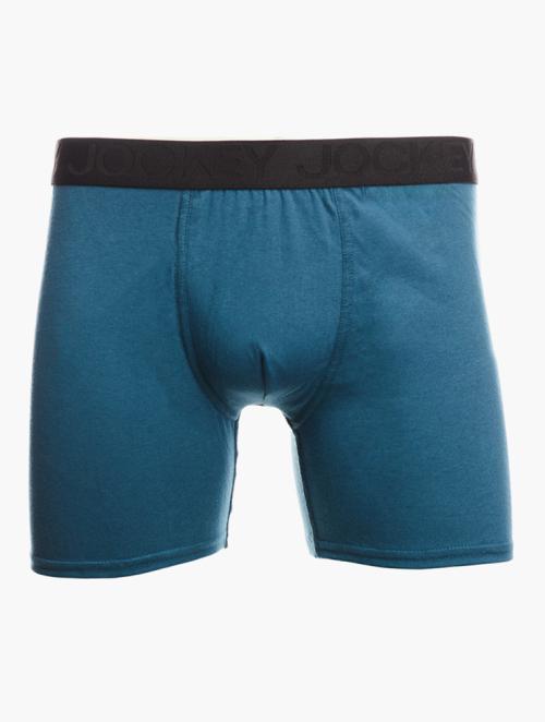 Jockey Blue Bang On Trend Long Leg Pouch Trunks