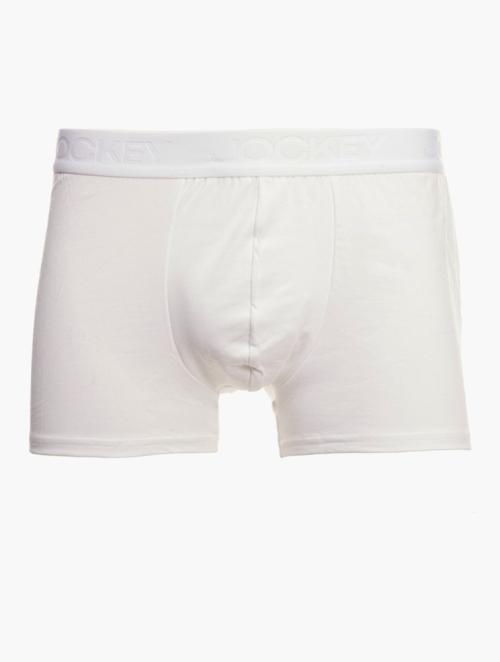 Jockey White Classic Short Leg Trunks 1 Pack