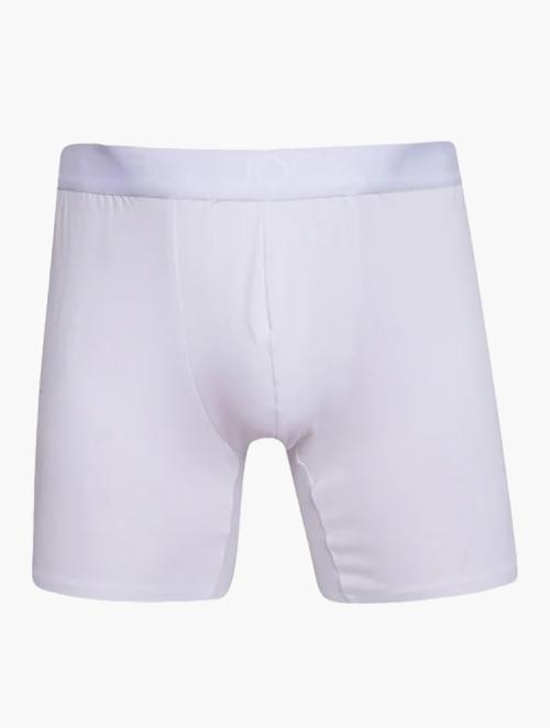 Jockey White Classic Long Leg Trunks 1 Pack