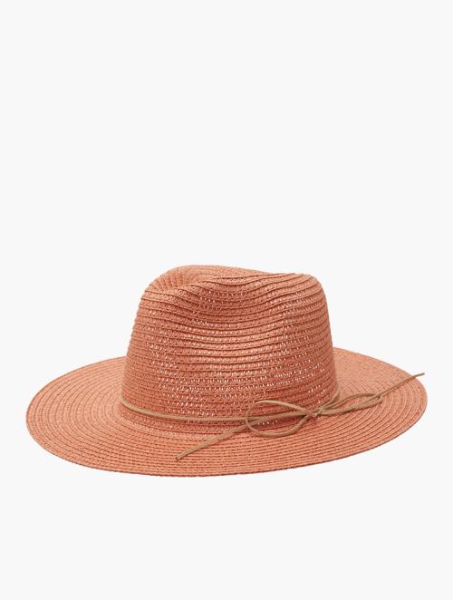 Journal Peach Straw Sun Hat