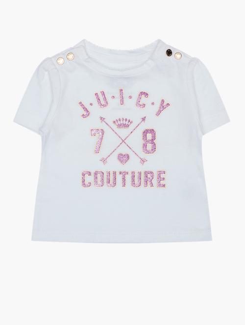 Juicy Couture Kids White Graphic Top