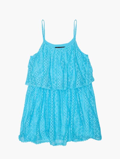 Juicy Couture Kids Blue Pleated Dress