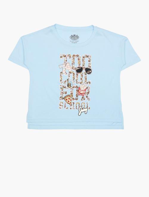 Juicy Couture Kids Blue Graphic Shirt