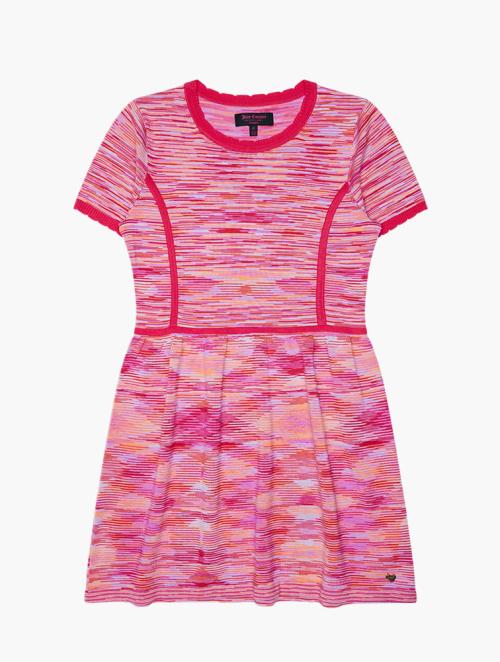 Juicy Couture Pink Printed Short Sleeve Tee Dress