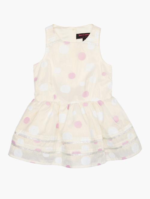 Juicy Couture Girls White Short Sleeve Dress 