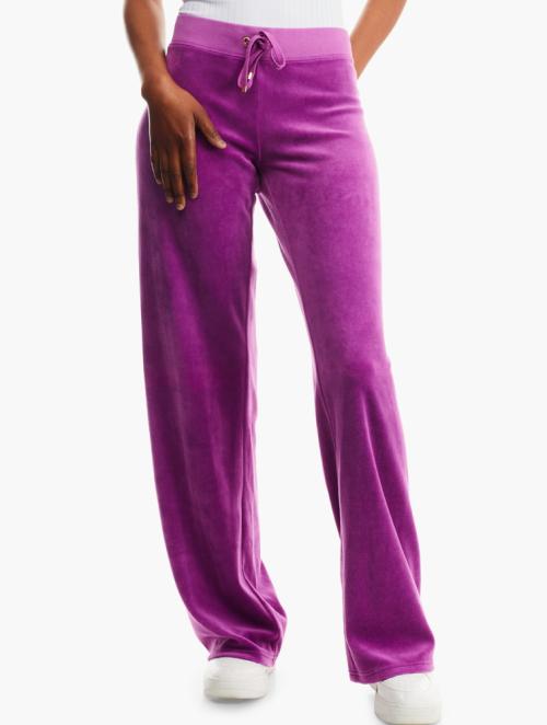 Juicy Couture Bright Purple Wide Leg Pants
