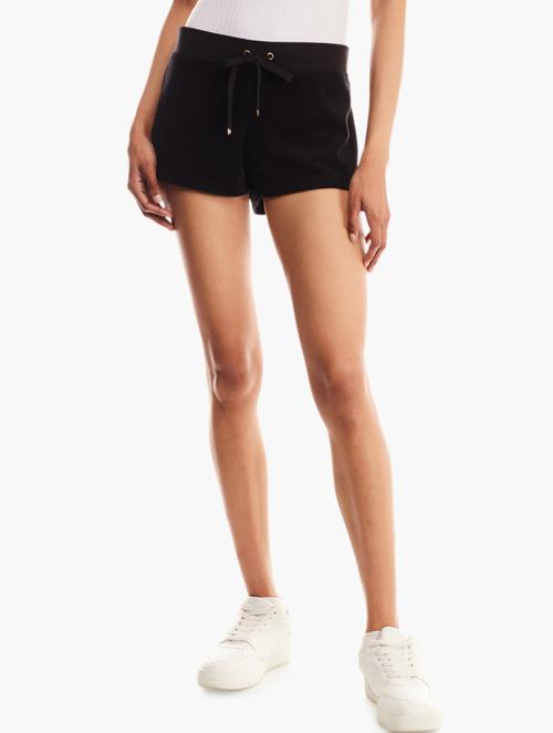 Juicy Couture Black Elasticated Shorts