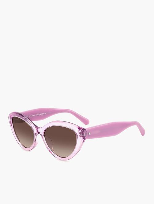 Kate Spade Pink & Brown Shaded Cat Eye Sunglasses