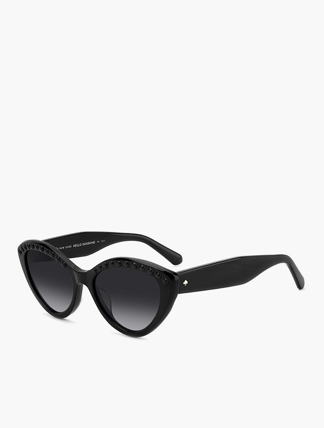 Kate Spade Black Cat Eye Sunglasses